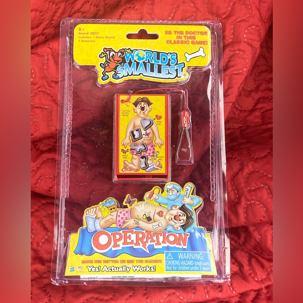 World's Smallest Operation Game